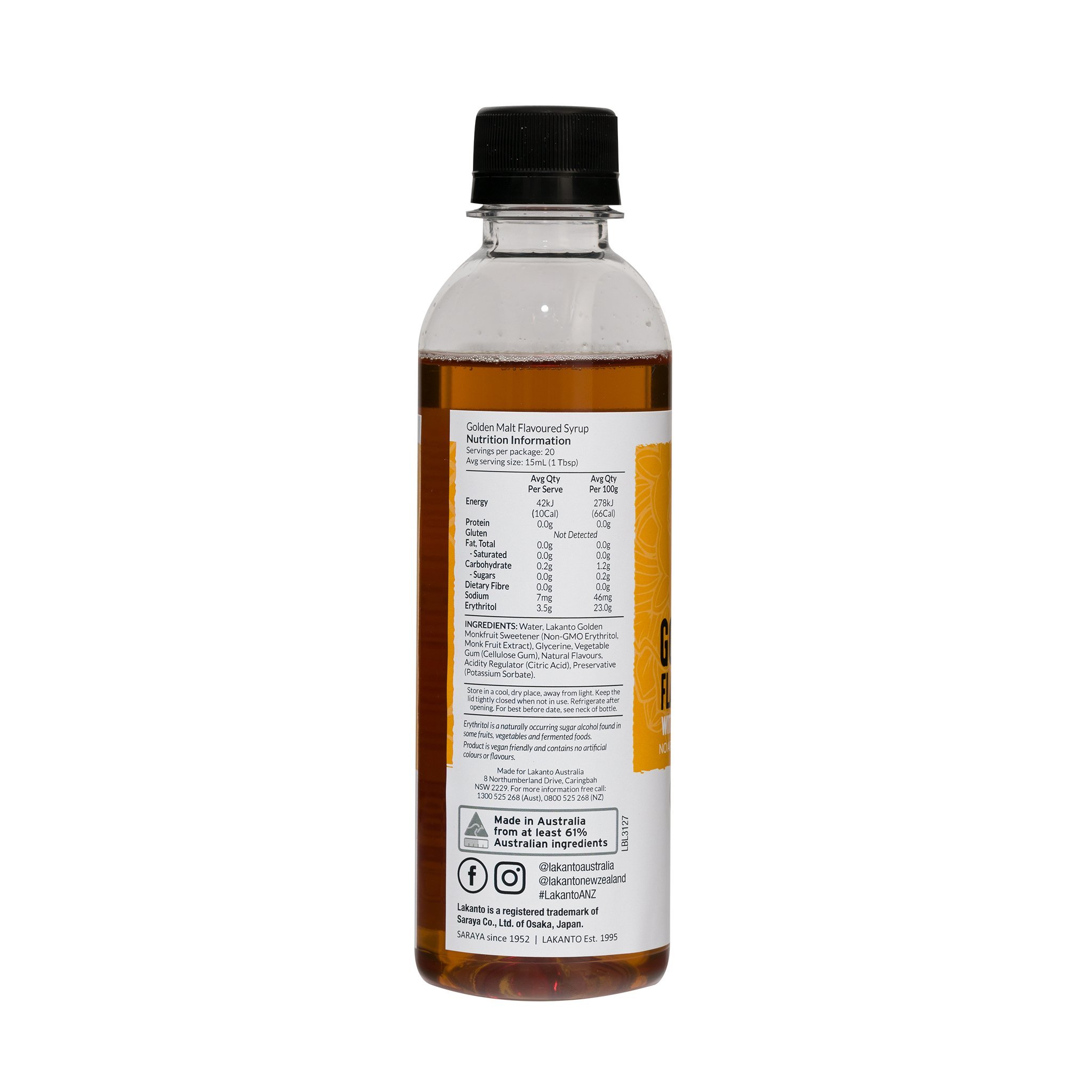 Lakanto Golden Malt Flavoured Syrup